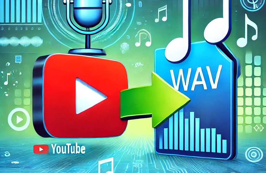 Advantages of extracting audio in WAV format.